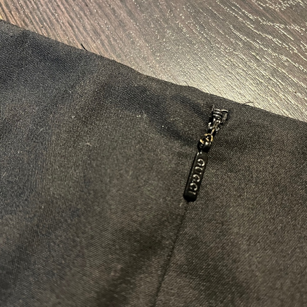 Gucci Tom Ford era miniskirt black mini skirt size 38 xs xxs 0 00 23 24 25 italy - Picture 10 of 13